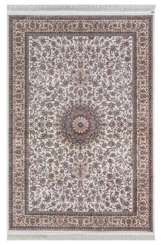 Minyatur White Cream Top Rug