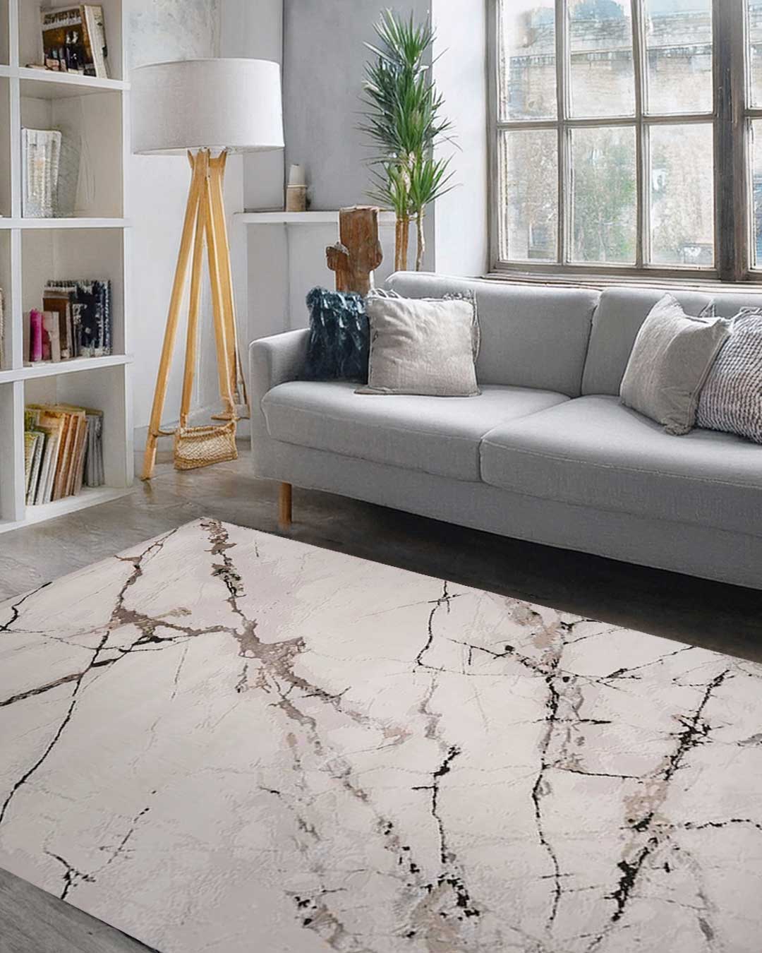 Ruby White K/Beige Rug – Elegant, Timeless Design for Any Space