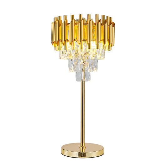 Gold Crystal Table Lamp