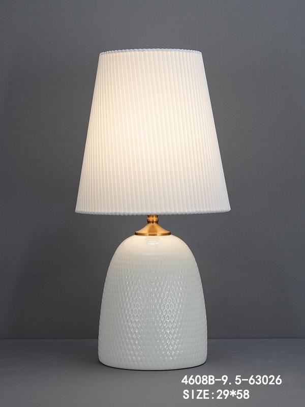 Nordic White Table Lamp - 29x58 cm