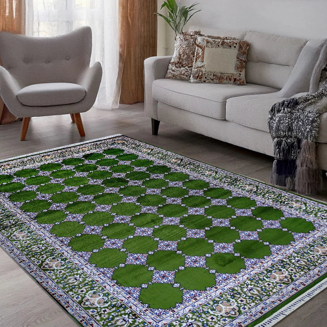 Bukhara Green Elegance Rug | A636A-E3344-GREEN/GREEN