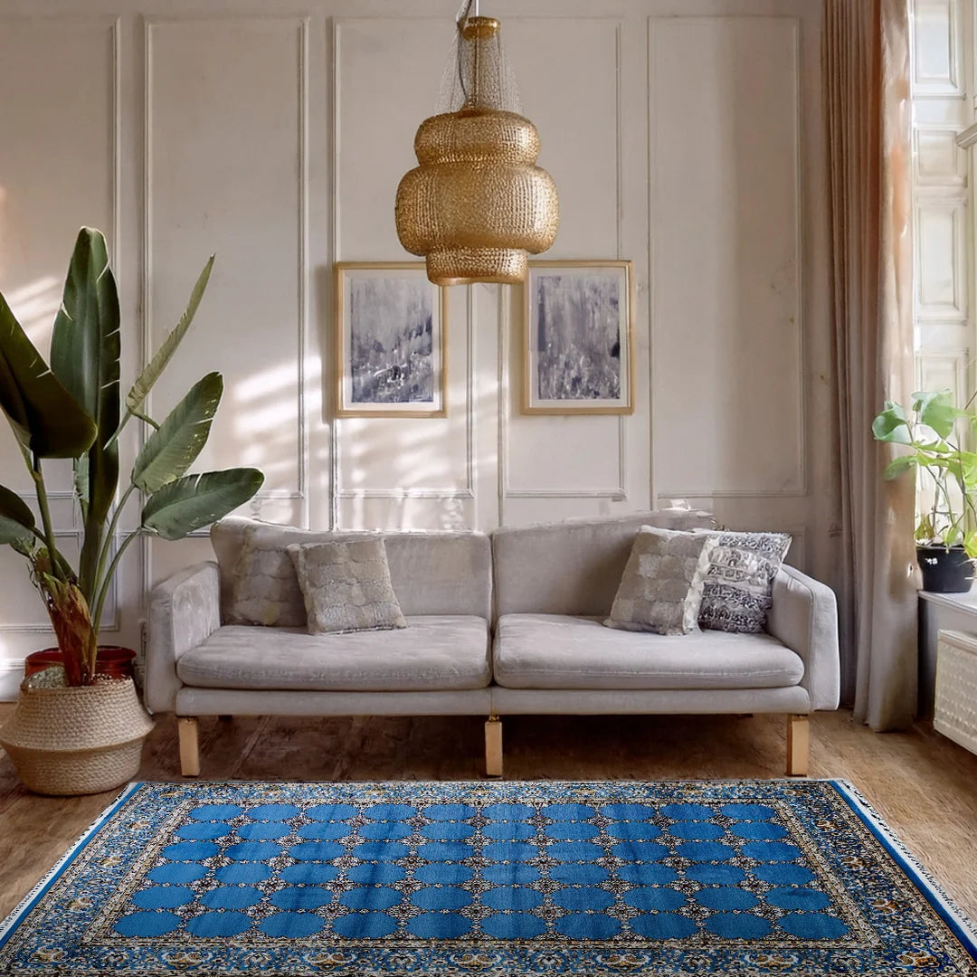 Bukhara Blue Elegance Rug | A636A-E3311-BLUE/BLUE