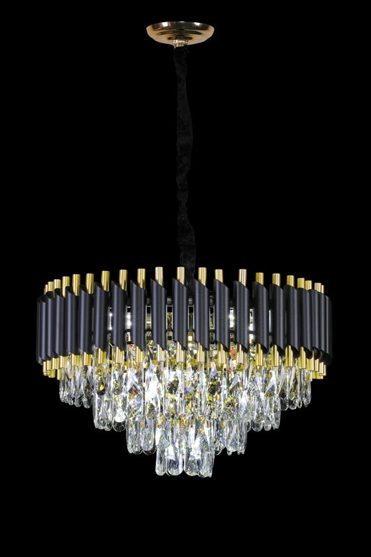 Carlo Gold Crystal Chandelier