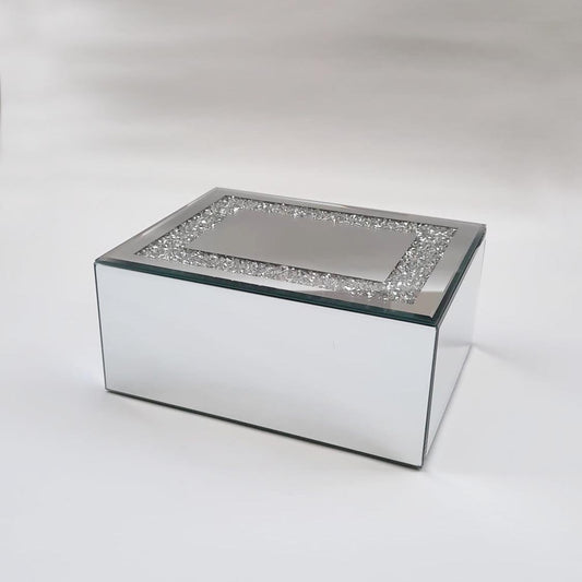 Mirrored Crushed Glass Jewellery Box
