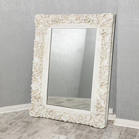 Salvatore White Wall Mirror
