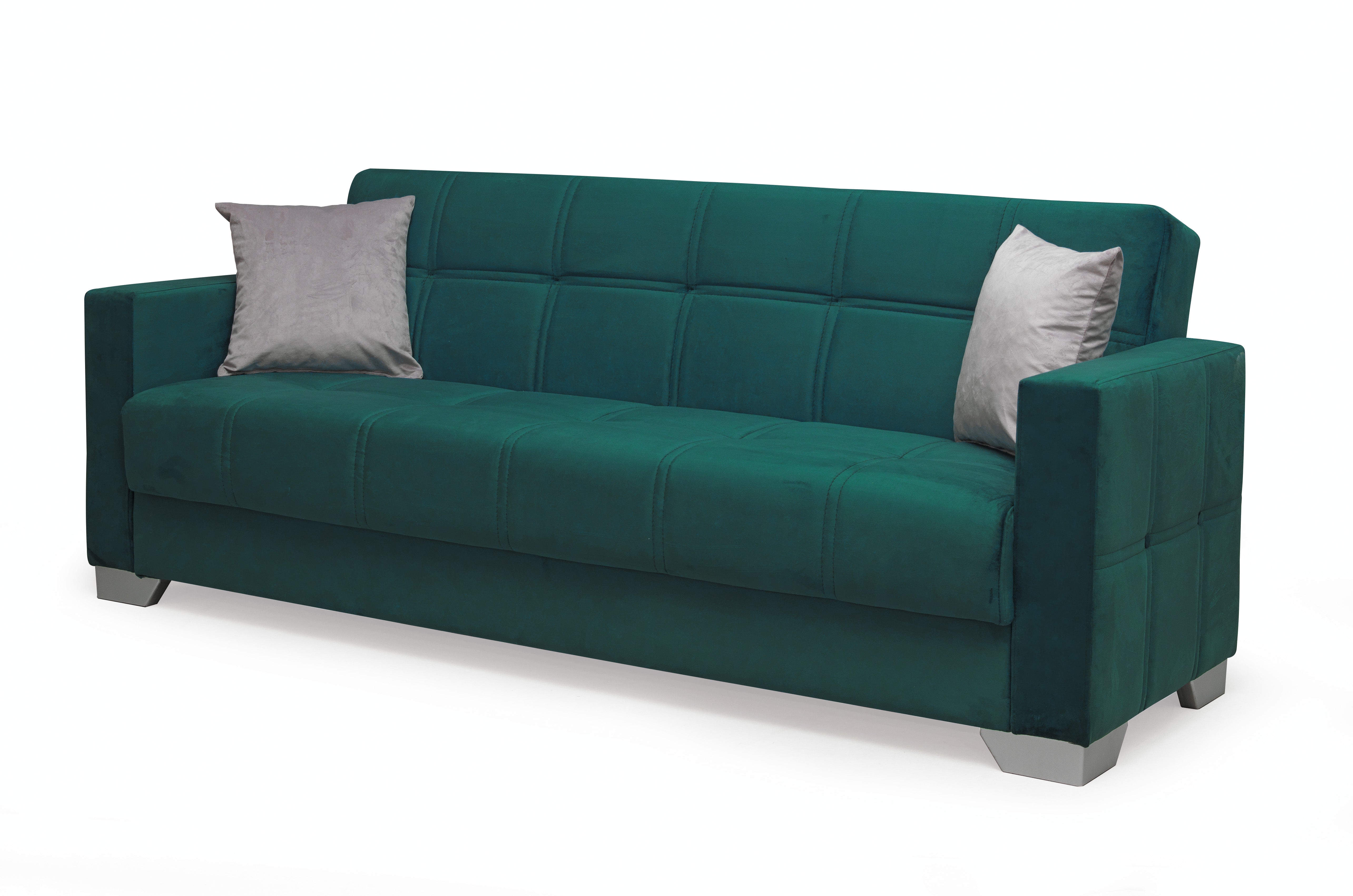 Emerald deals green futon