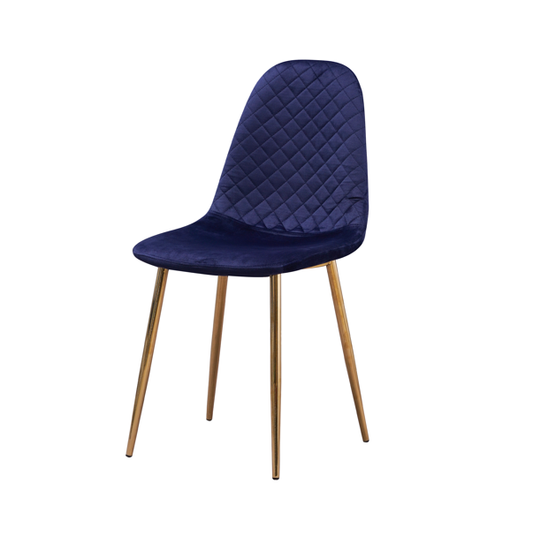 Lara Royal Blue Chair - Set of 4