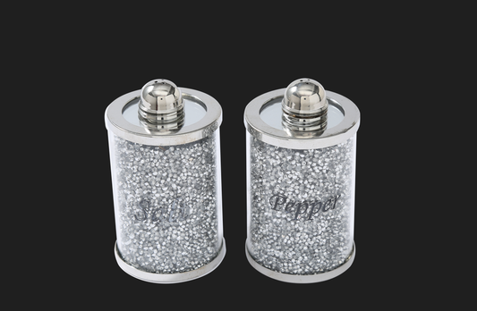 Diamond Crush Salt & Pepper Shakers