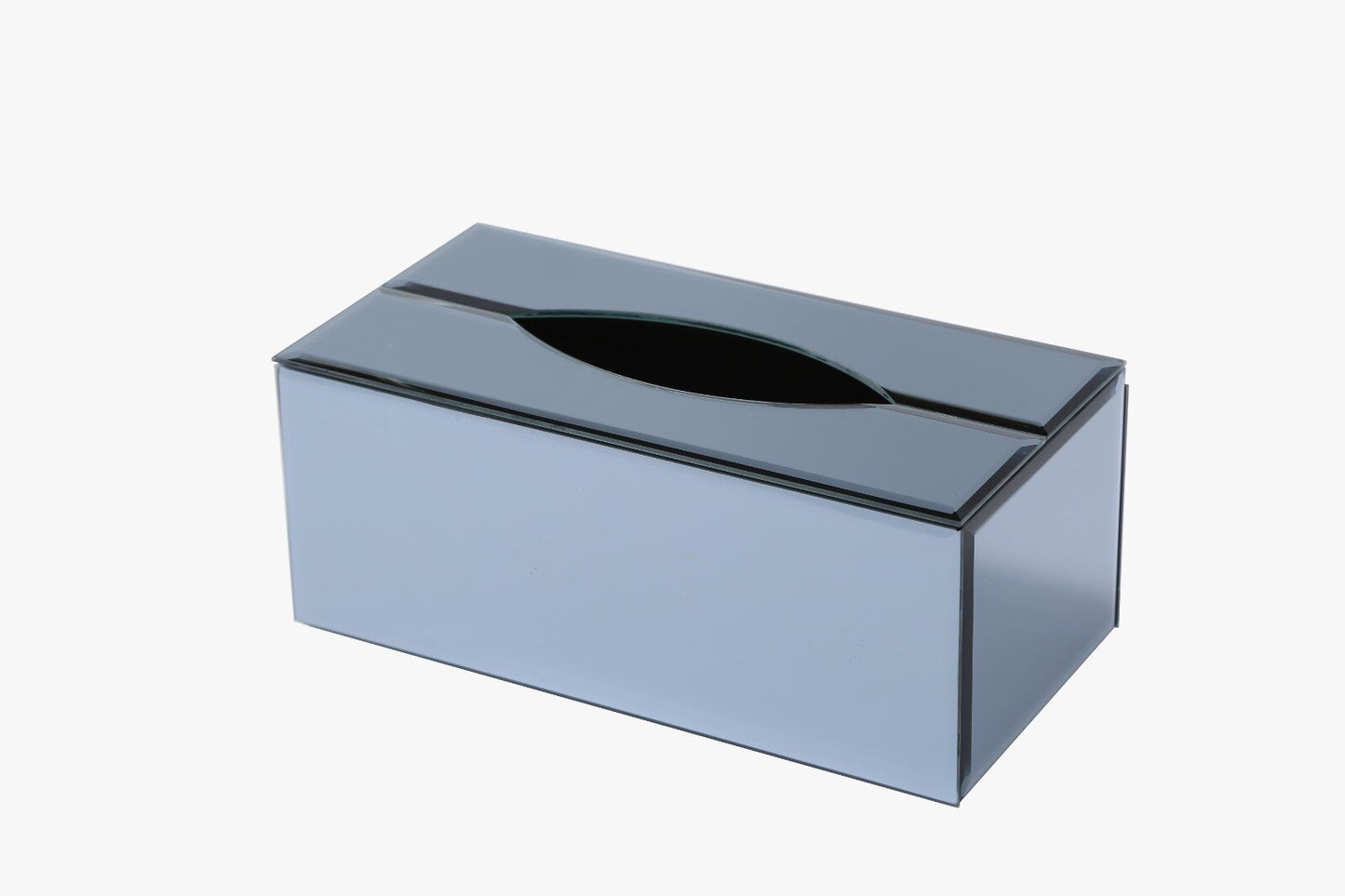 Dark Mirrored Tissue Box